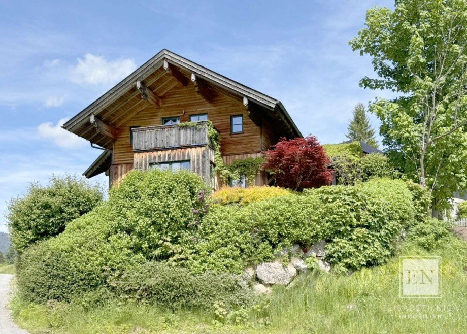 Blick auf Haus Bauernhaus Altenmarkt im Pongau