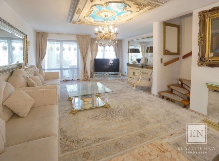 Wohnzimmer M�nchen Reihenmittelhaus Zwischen See und City: Charmantes Reihenmittelhaus in begehrter Lerchenau