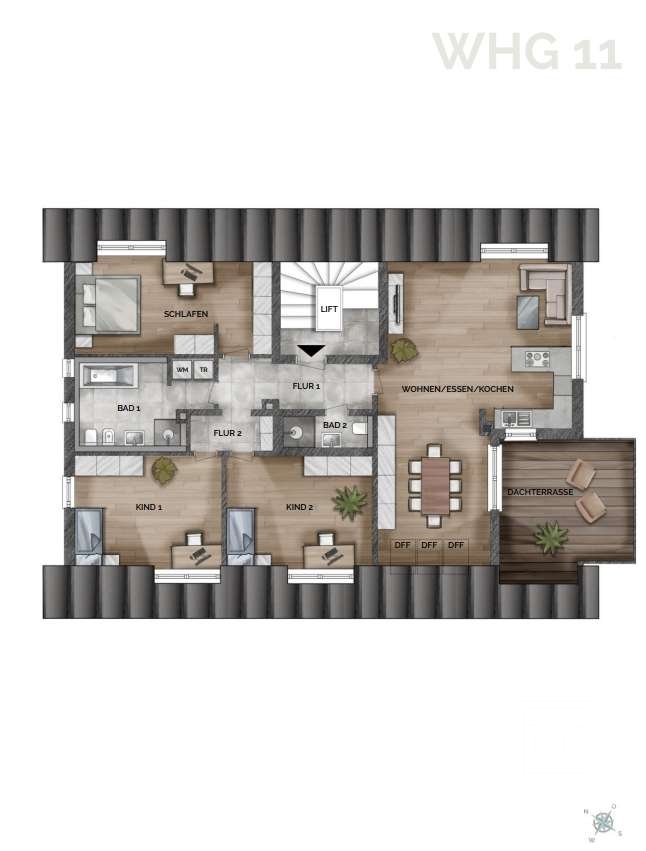 Whg 11 DG Dachgeschosswohnung M�nchen