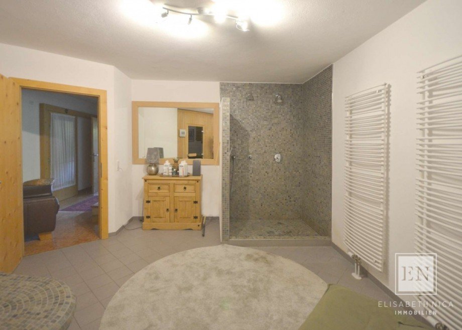 Duschbereich im Saunaraum Bauernhaus Altenmarkt im Pongau