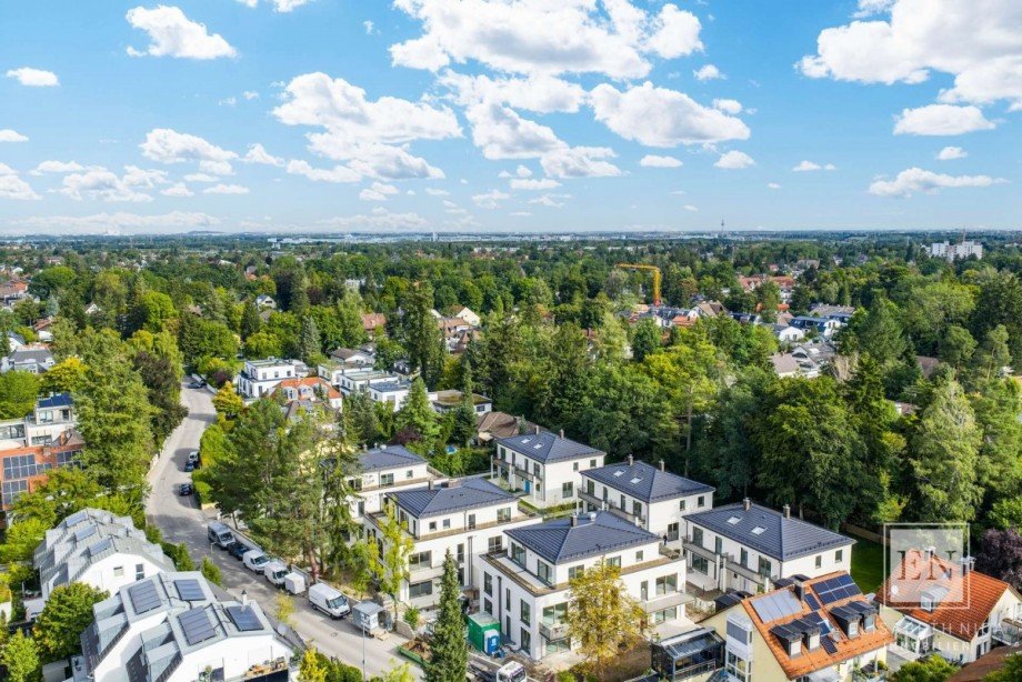 Blick auf das Projekt 03 Doppelhaush�lfte M�nchen