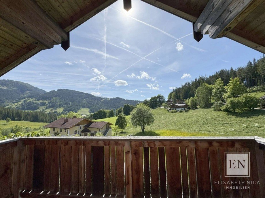 Blick vom Balkon Bauernhaus Altenmarkt im Pongau