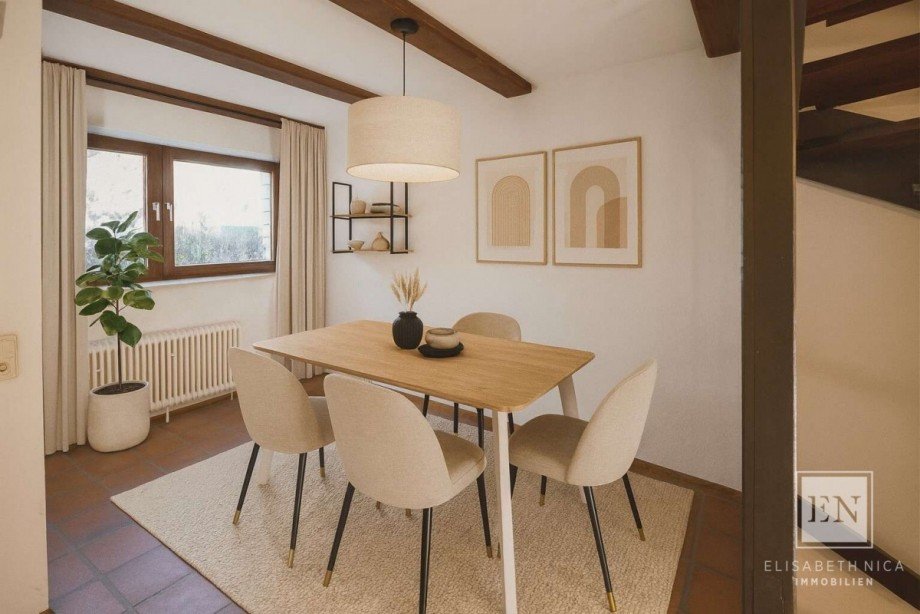 M�blierungsvorschlag Essdiele Reihenhaus M�nchen